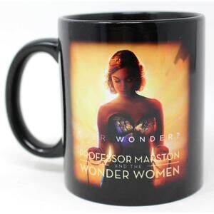 Ever Wonder Woman Professor Marston Black Coffee Mug Cup DC Comics